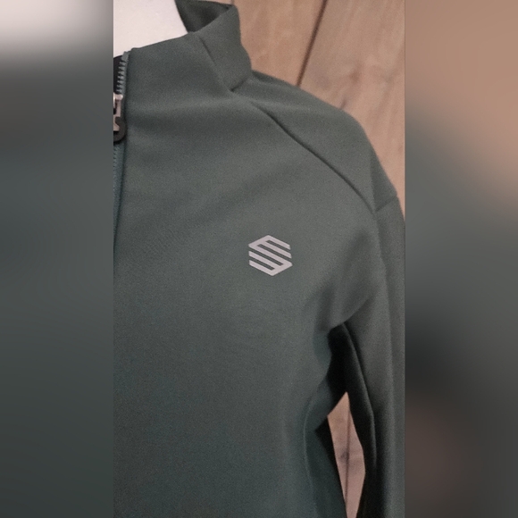 SIROKO J1 ORDINO Men's softshell cycling jacket in Green. Size Large - Picture 9 of 16